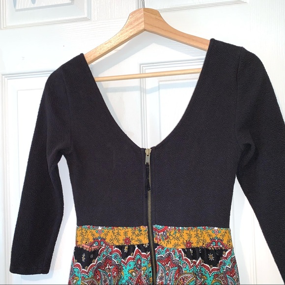 Anthropologie Maeve Paisley Fit And Flare Dress 2 - Picture 9 of 12